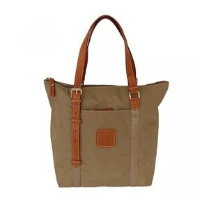 Bric’s x-bag sportina convertible tote shopper khaki and cognac leather